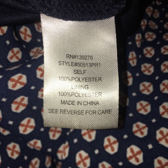 Daniel Rainn Navy Print Tunic Dress - Picture 8 of 8